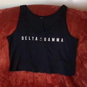Delta Gamma Crop Tank